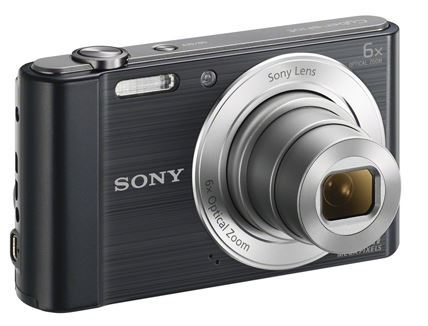 Sony: Cyber-Shot W810 Digital Camera - Black image