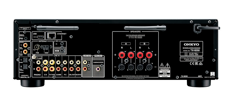 Onkyo: TX-8250 Network Stereo Receiver image