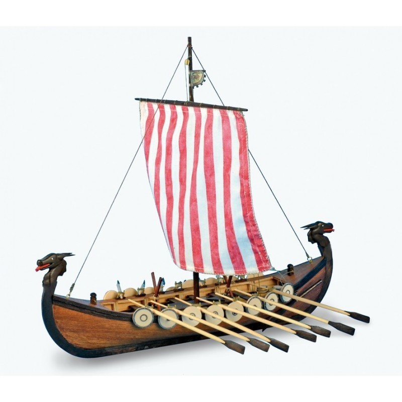 1/75 Wooden Viking Ship Scale Model at Mighty Ape NZ