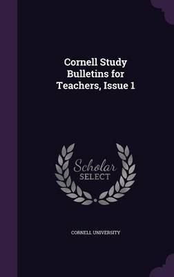 Cornell Study Bulletins for Teachers, Issue 1 image