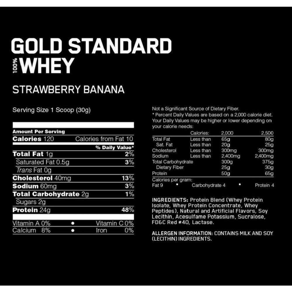 Optimum Nutrition Gold Standard 100% Whey Banana 2.27kg