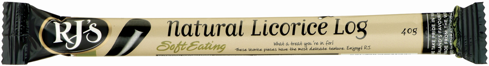 RJ's Soft Eating Licorice Single Logs (30 Pack) image