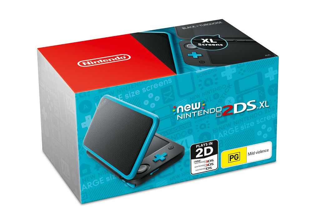 New Nintendo 2DS XL - Black/Turquoise for Nintendo 3DS image