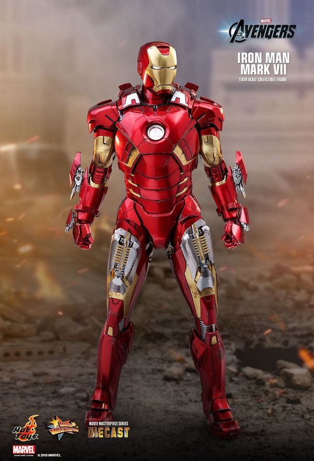 Marvel: Iron Man (Mark VI) - 1:6 Scale Diecast Figure image