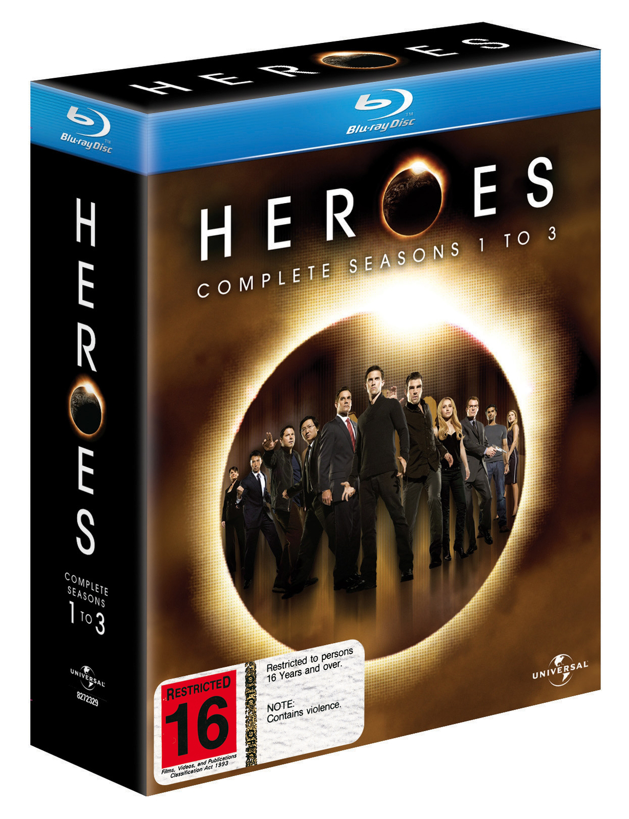Heroes - Complete Seasons 1 to 3 (15 Disc Set) on Blu-ray image