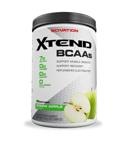 Scivation X-Tend BCAAs - Green Apple (384g/30 Serves) image