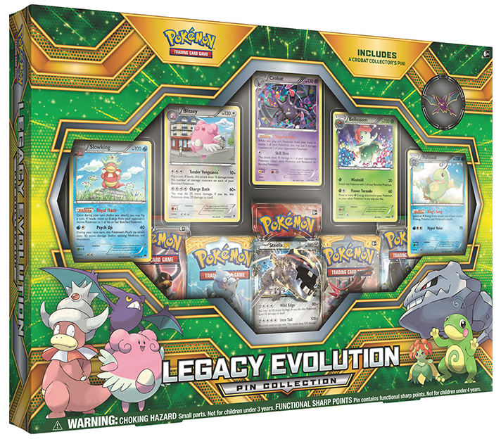 Pokemon TCG Legacy Evolution Pin Collection