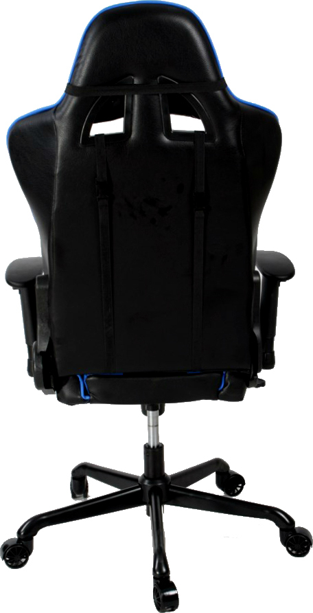 Gorilla Gaming Commander Chair - Blue & Black for image
