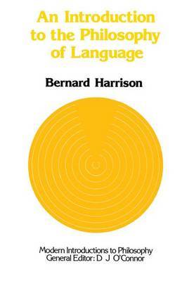 An Introduction to the Philosophy of Language by Bernard Harrison image