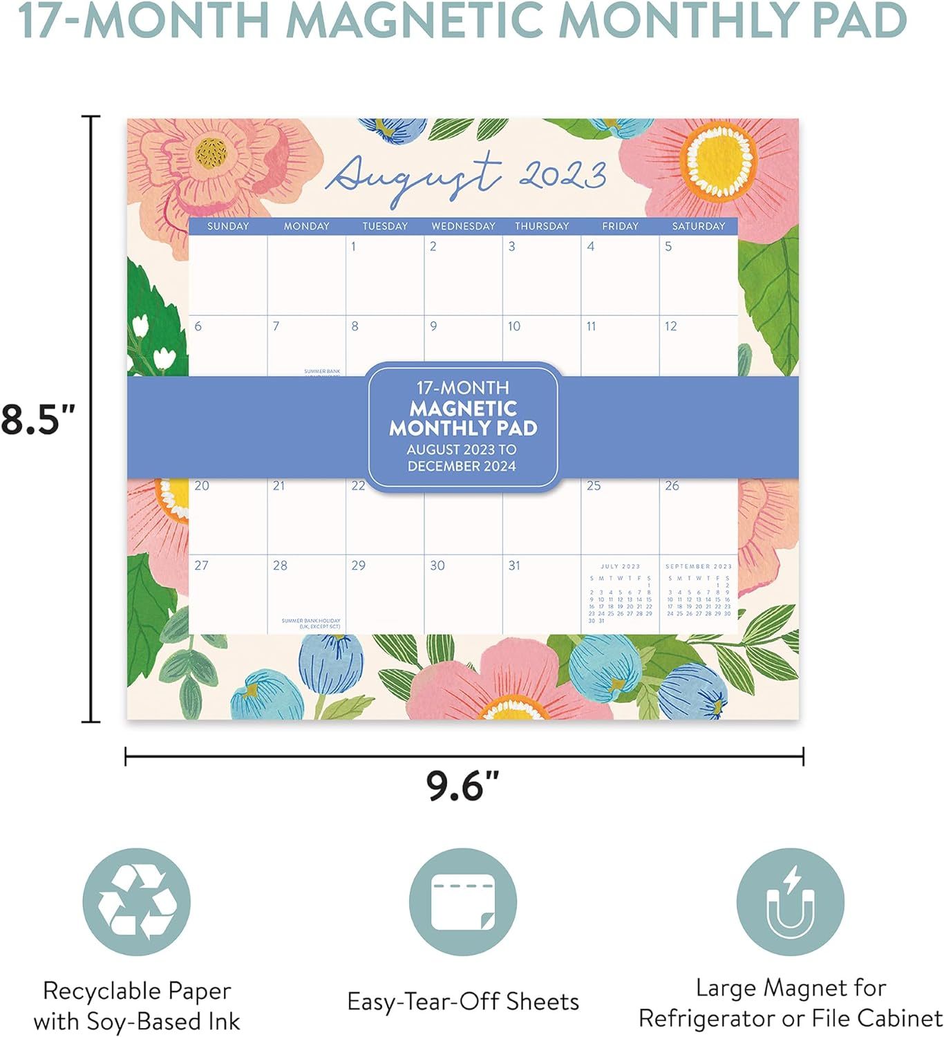 Buy orange circle studio magnetic monthly pad 2024 bella flora at