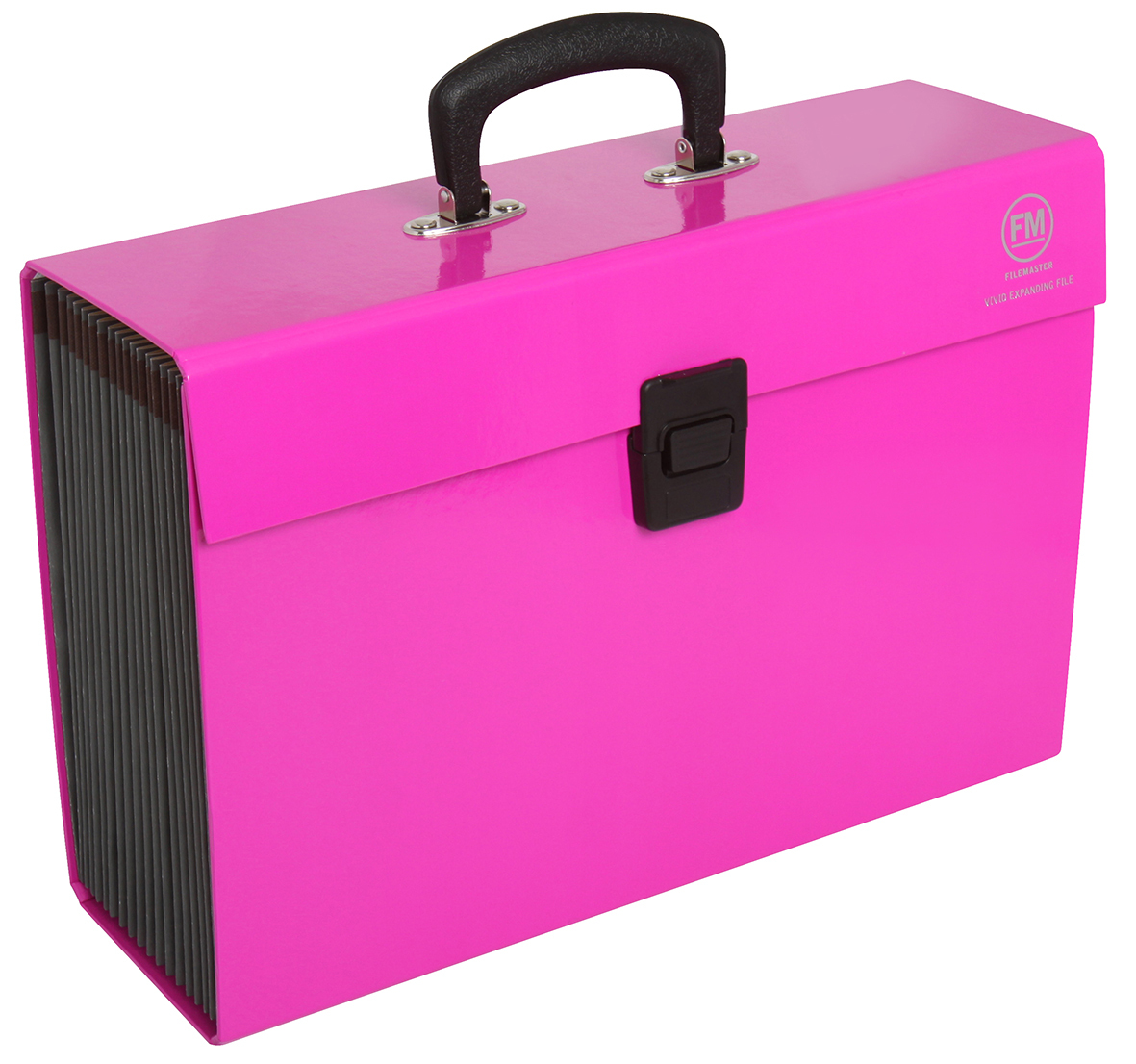Buy FM Vivid Expanding Carry File Shocking Pink at Mighty Ape Australia