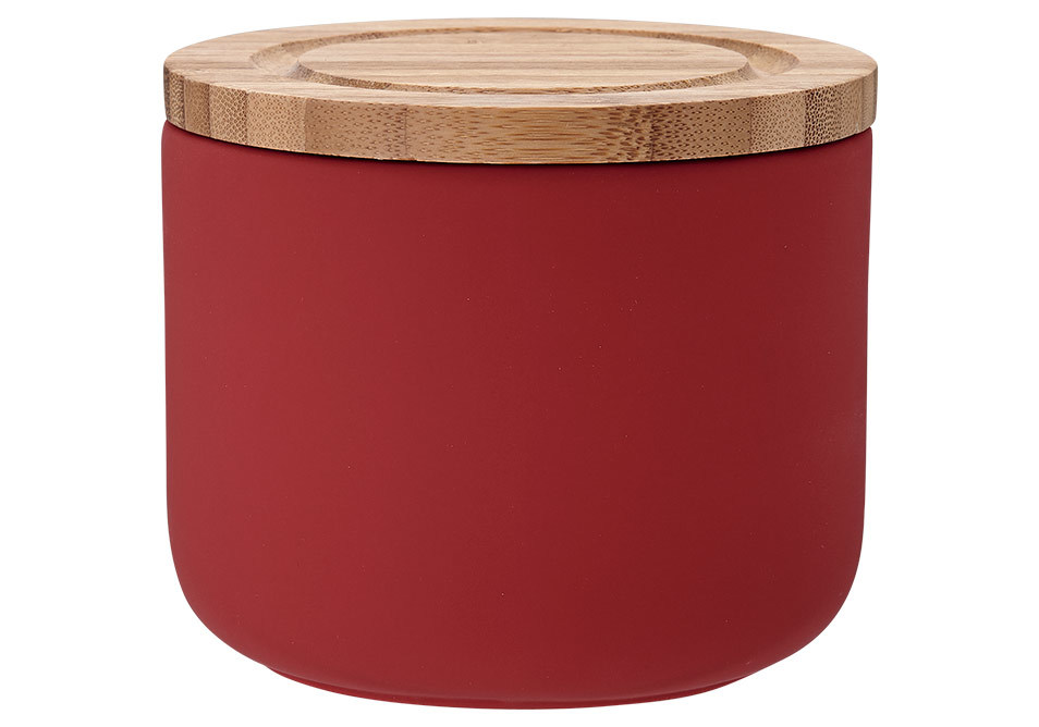 Stak Soft Matt Canister - Red (9cm) image