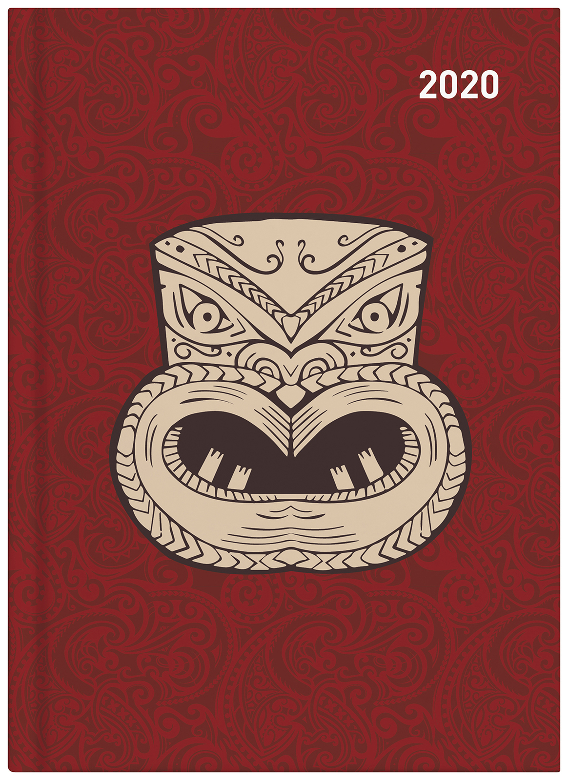 Collins: 2020 Daily A51 Diary - Maori Toanga (Red) image