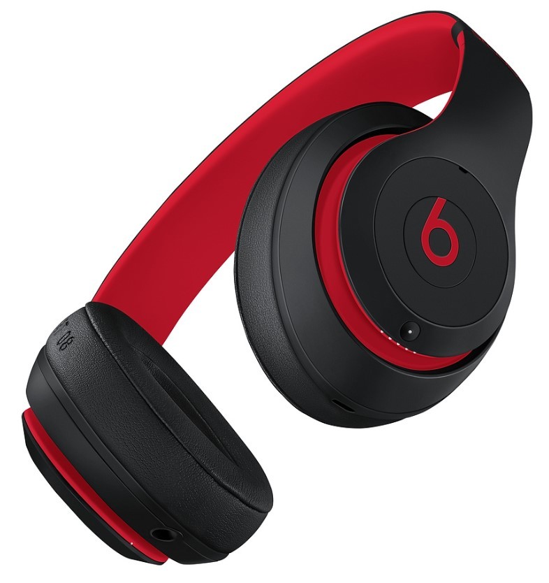 Beats: Studio3 Wireless Over-Ear Headphones - The Beats Decade Collection - With Pure Active Noise Cancellation - Defiant Black/Red image