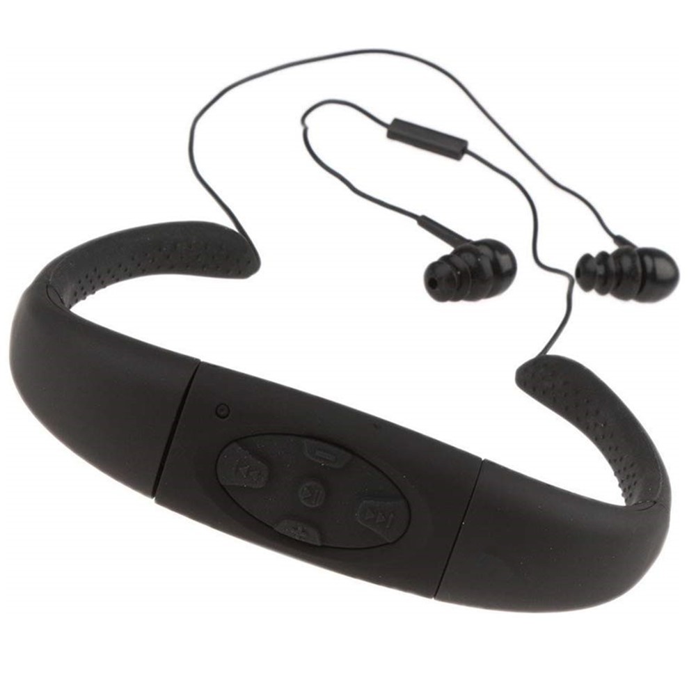 Waterproof Sports Headphones Black at Mighty Ape NZ