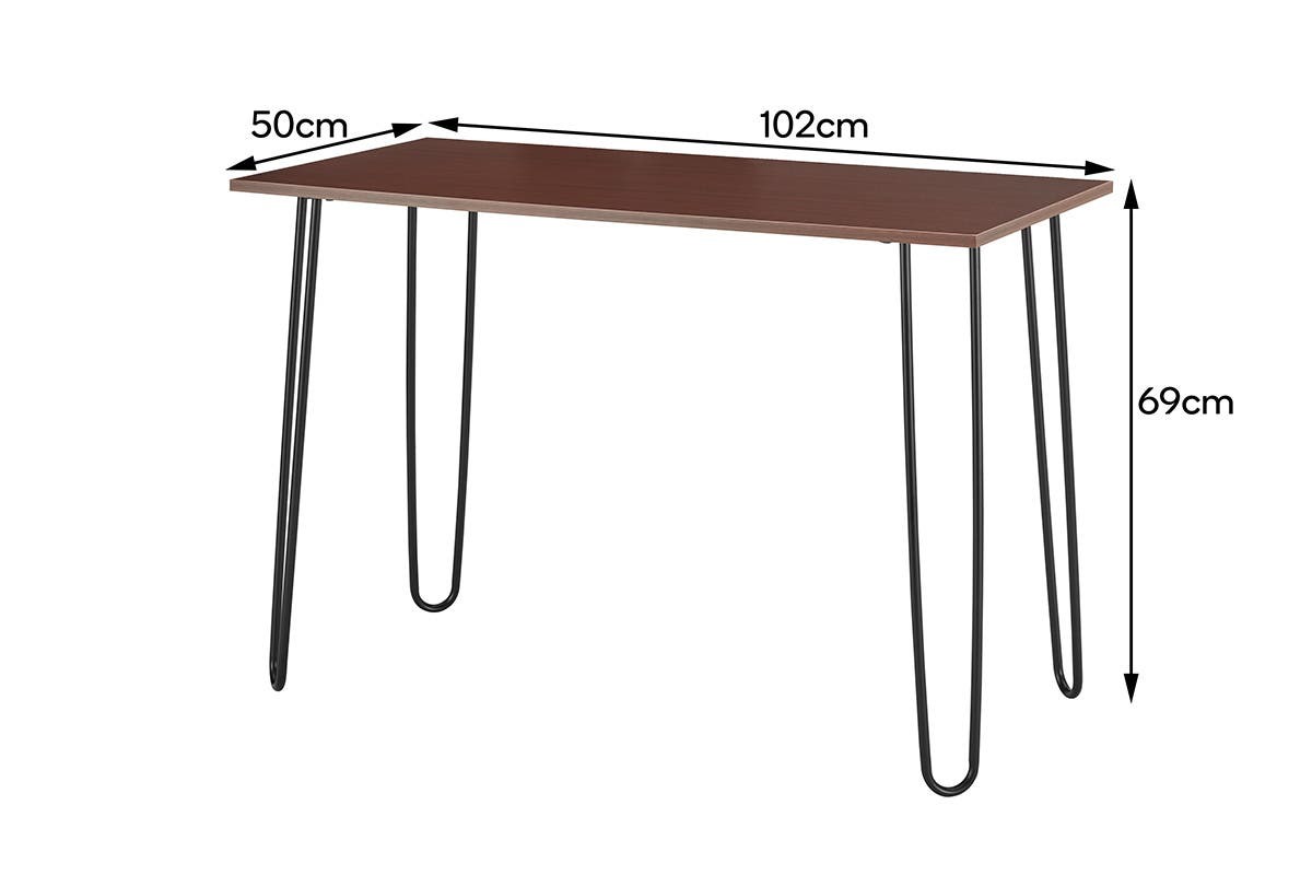 Ovela: Victoria Desk (Walnut/Black) image