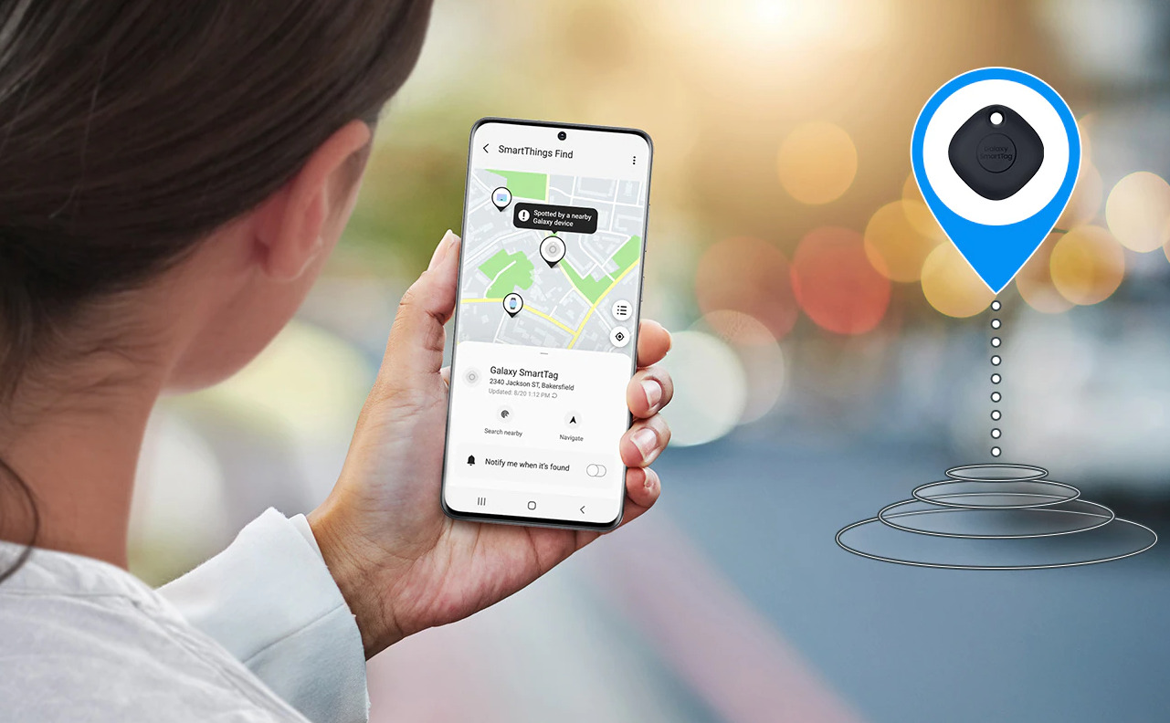 samsung galaxy smarttag 2021 bluetooth tracker