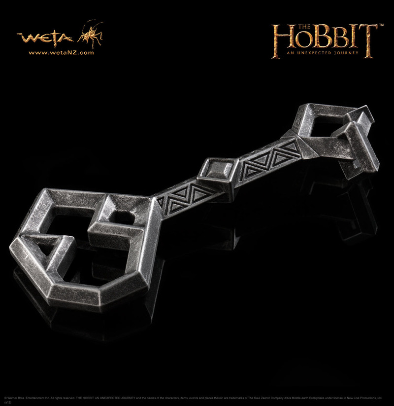 The Hobbit Key to Erebor Prop Replica - by Weta image