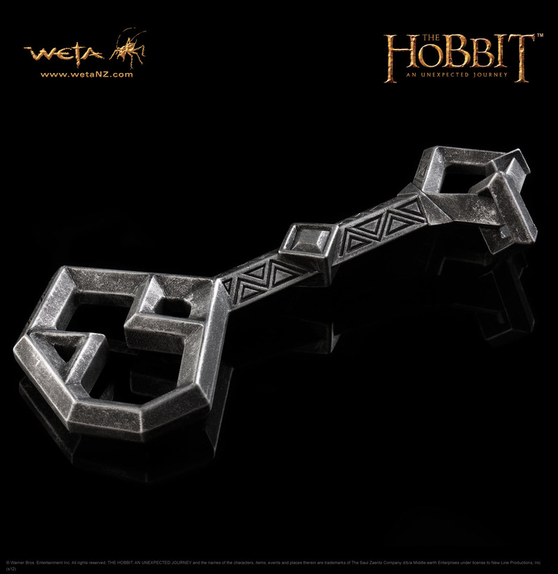 The Hobbit Key to Erebor Prop Replica