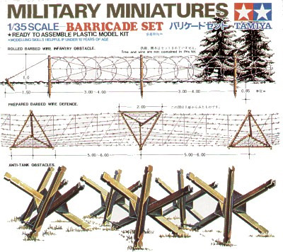 Tamiya Barricade Set 1:35 Model Kit image