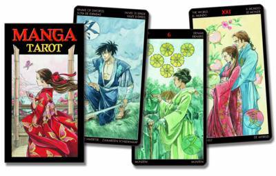 Manga Tarot on Paperback by Anna Lazzerina