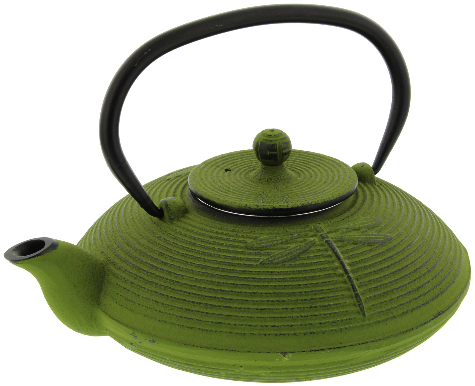 Green Dragonfly Cast Iron Teapot (770ml) image