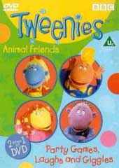 Tweenies Party Games, Laughs and Giggles, Animal Friends on DVD