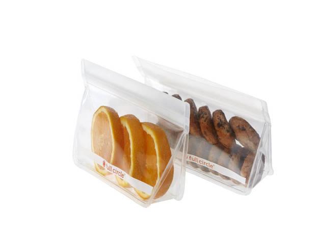 Full Circle: Reusable Snack Bags – Clear (Set/2)