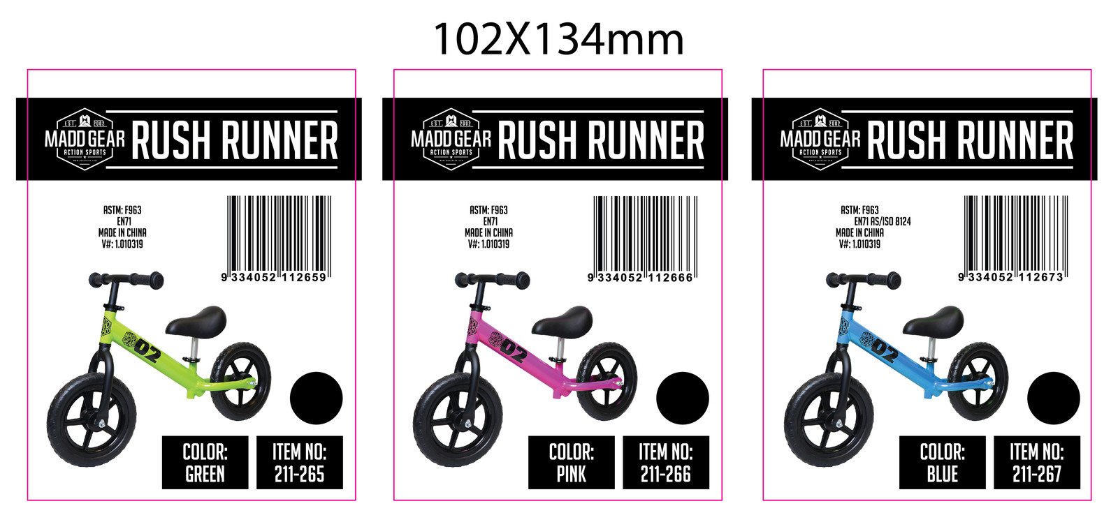 MADD Gear: Rush Runner Bike - Blue image