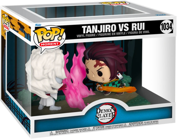 Demon Slayer: Tanjiro vs Rui - Pop! Anime Moment Figure image