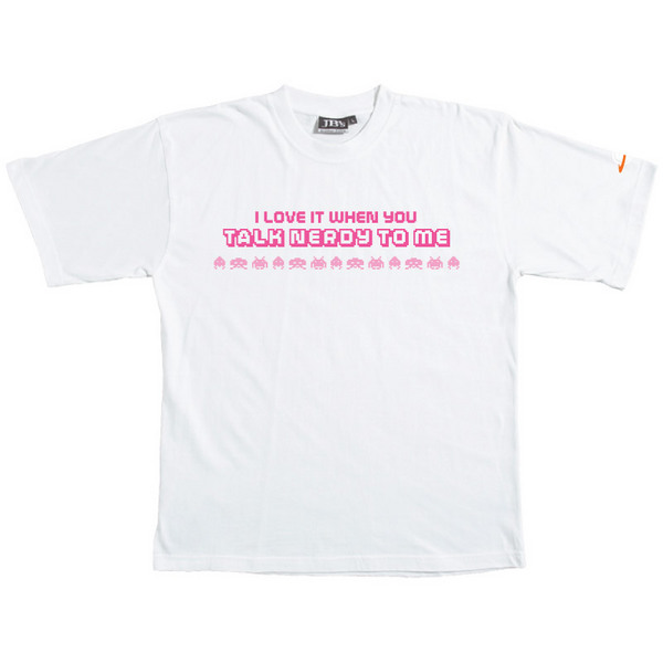 Talk Nerdy - Tshirt (White) for image