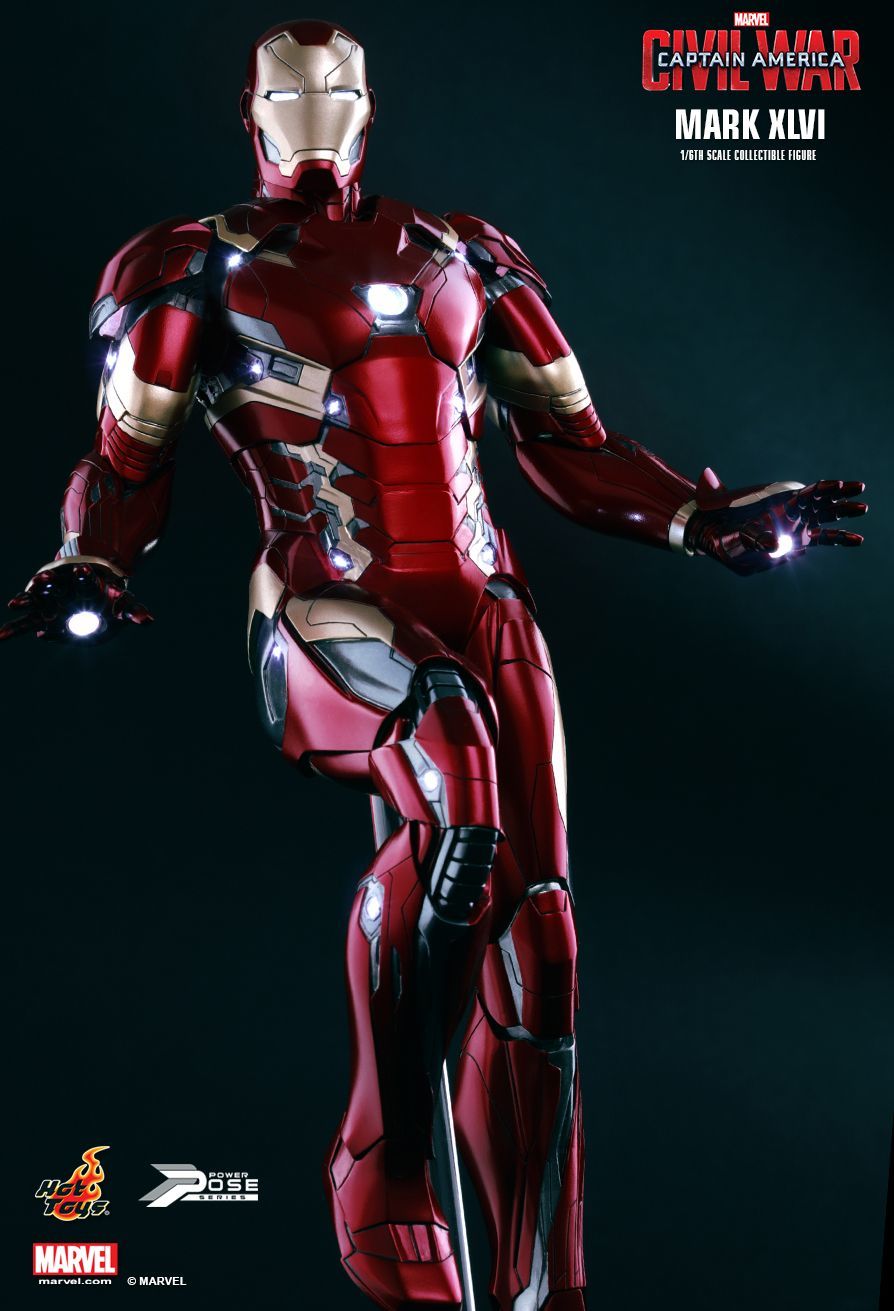 Captain America: Civil War - Iron Man Mark XLVI 1:6 Scale Figure