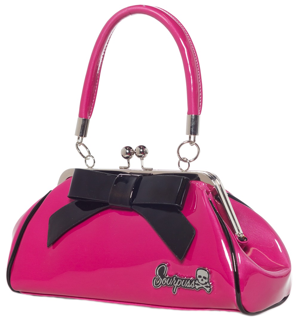 Sourpuss: Super Floozy Purse (Pink & Black)