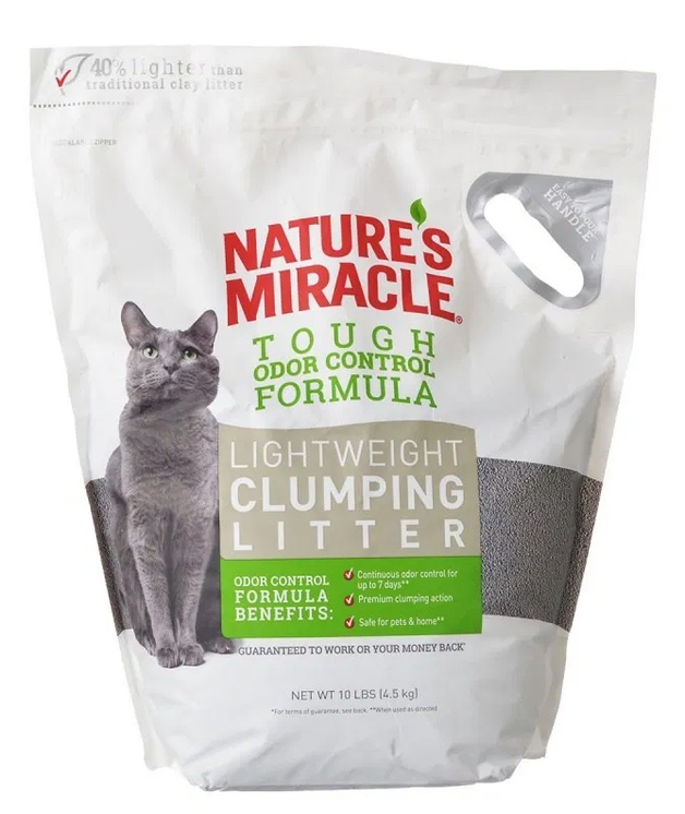Buy Natures Miracle Lightweight Clumping Clay Litter (4.5kg) at Mighty