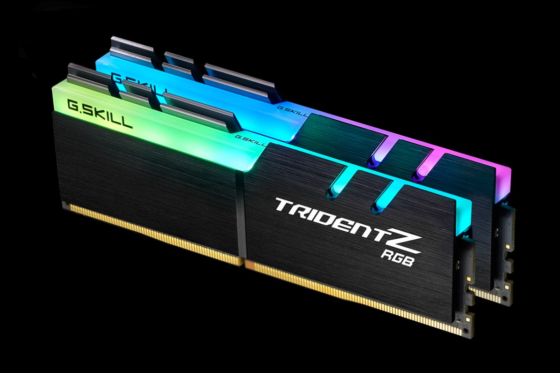 2 x 8GB G.SKILL Trident Z RGB 2400Mhz DDR4 Ram