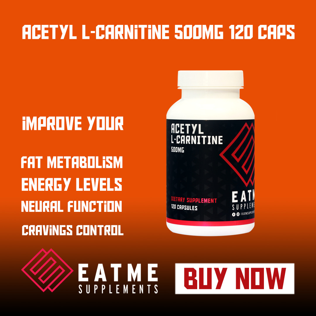 Eat Me Acetyl L-Carnitine 500mg Fat Burner (120 Caps) image