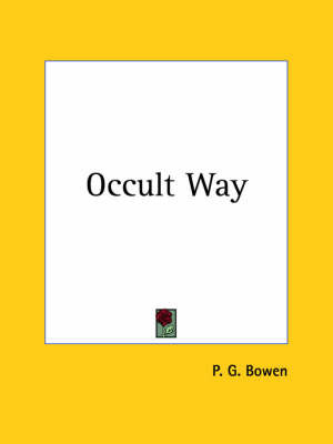Occult Way (1939) by P.G. Bowen image