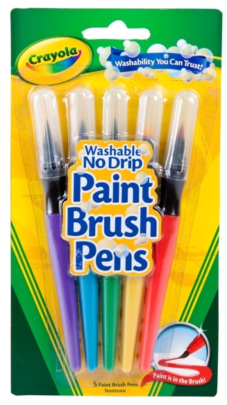 Crayola: Washable Paint Brush Pens 5 Pack