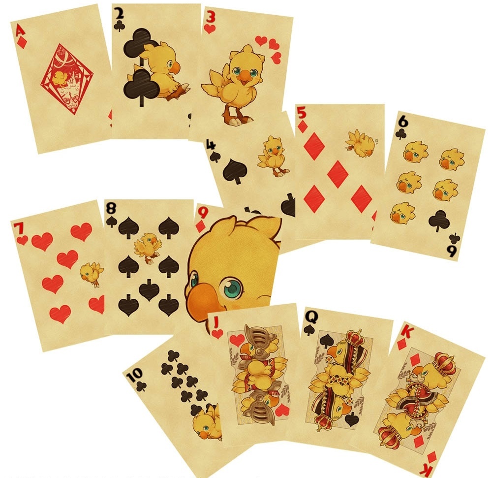 Final Fantasy: Chocobo Playing Cards