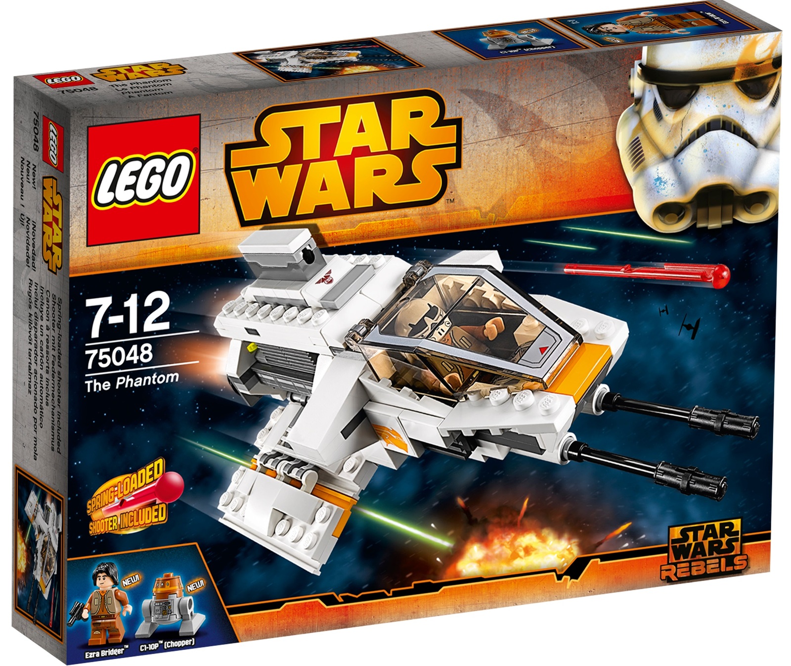 LEGO® brick STAR WARS™ REBELS 75048 EZRA BRIDGER Minifigure Helmet /& Blaster