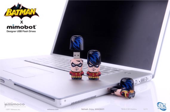 16GB Batman - Robin Mimobot USB Flash Drive image