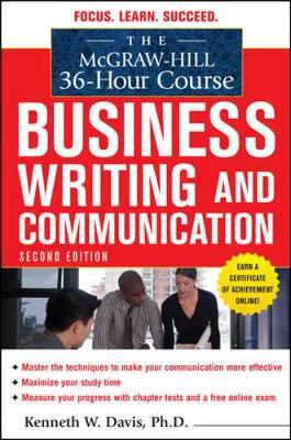 The McGraw-Hill 36-Hour Course in Business Writing and Communication, Second Edition by Kenneth W Davis image