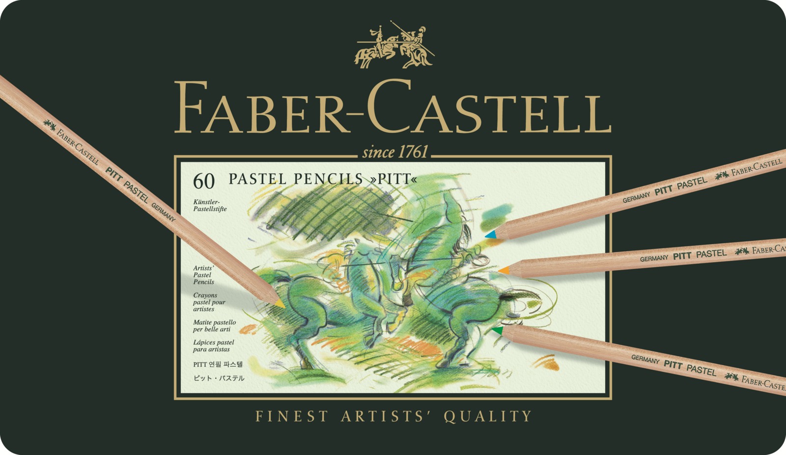 Faber-Castell: Pitt Pastel Pencil (Tin of 60) image