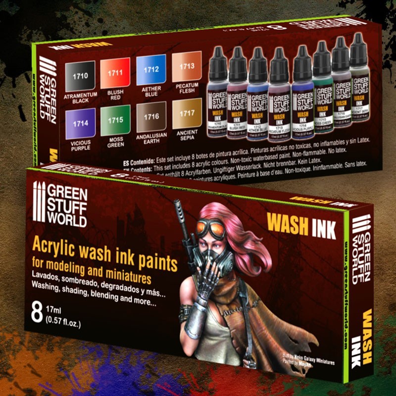 Acrylic Wash Paint Set at Mighty Ape NZ