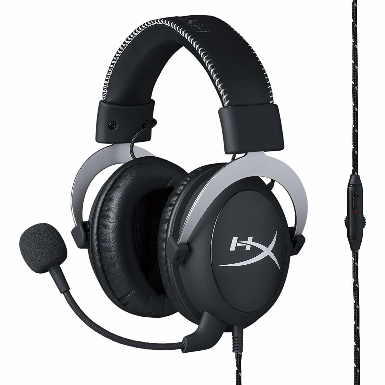 HyperX Cloud Pro Gaming Headset (Silver) for PC image