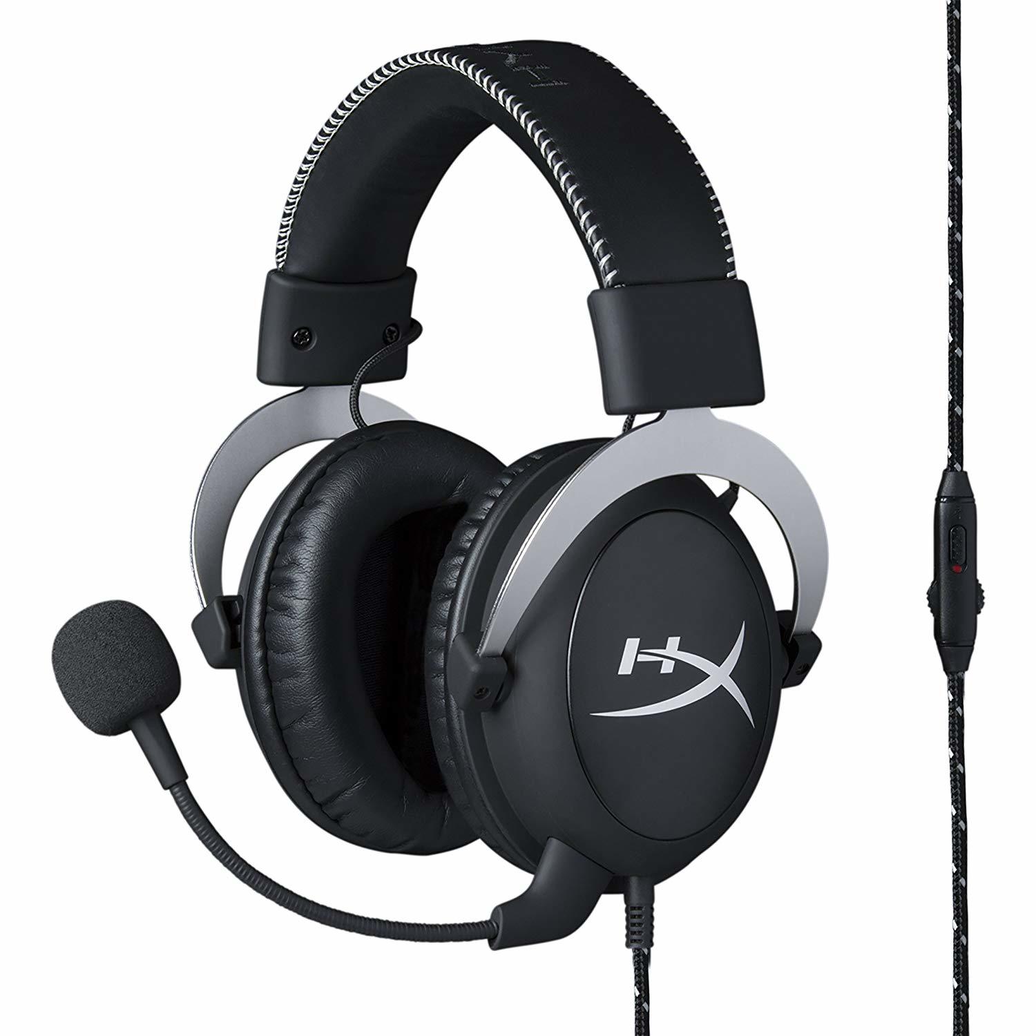 HyperX Cloud Pro Gaming Headset (Silver) on PC