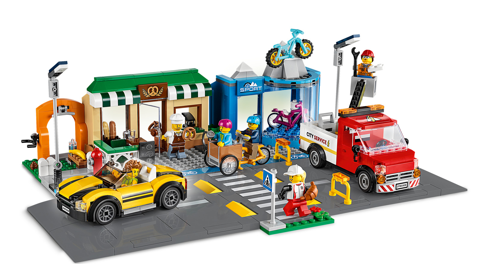 Buy LEGO City Shopping Street at Mighty Ape NZ