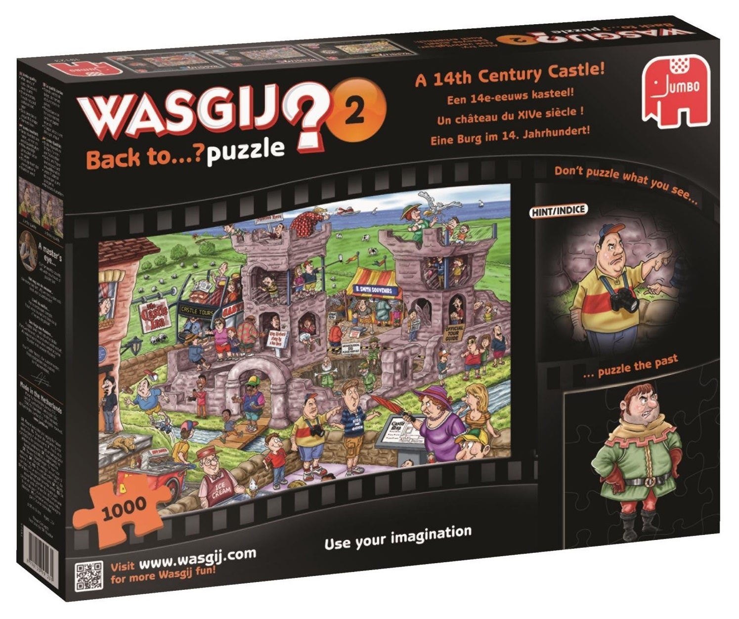 Wasgij: Back To Puzzle - 14th Century Castle 1000pce image