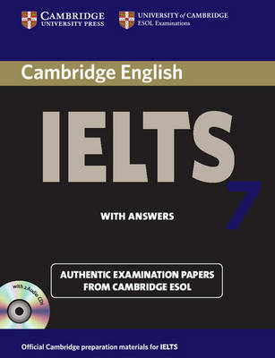 Cambridge IELTS 7 Self-study Pack (Student's Book with Answers and Audio CDs (2)): Examination Papers from University of Cambridge ESOL Examinations by Cambridge ESOL image
