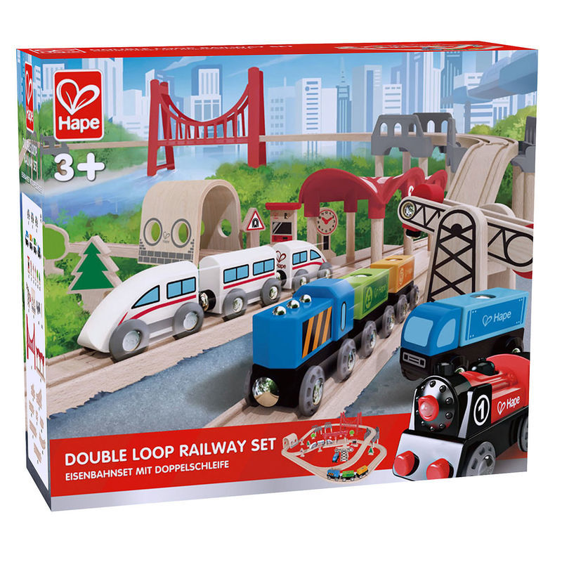 Hape: Double Loop Railway Set